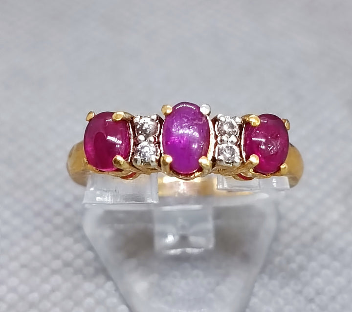 Beautiful ring chetam stone 06