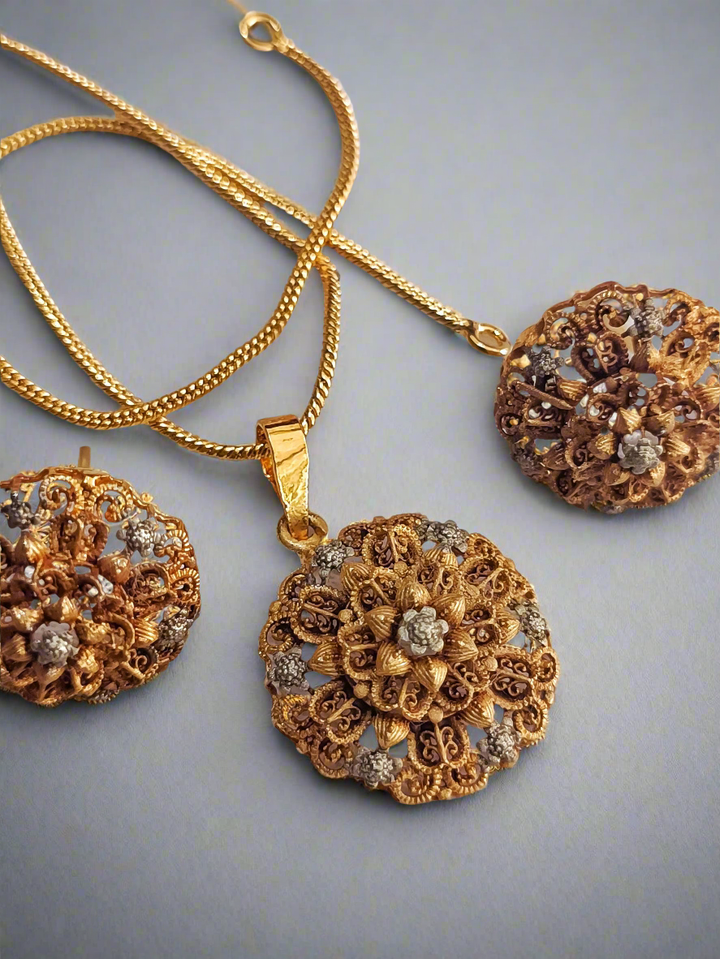 Beautiful locket set fb021