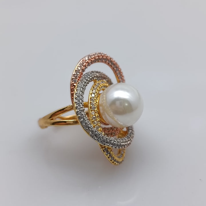 Beautiful daily wear pearl ring