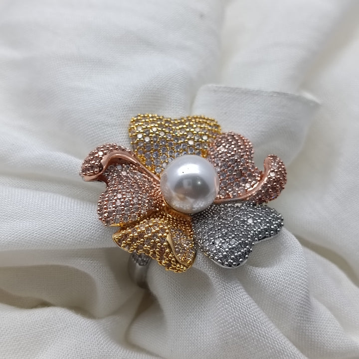 Luxury pearl ring