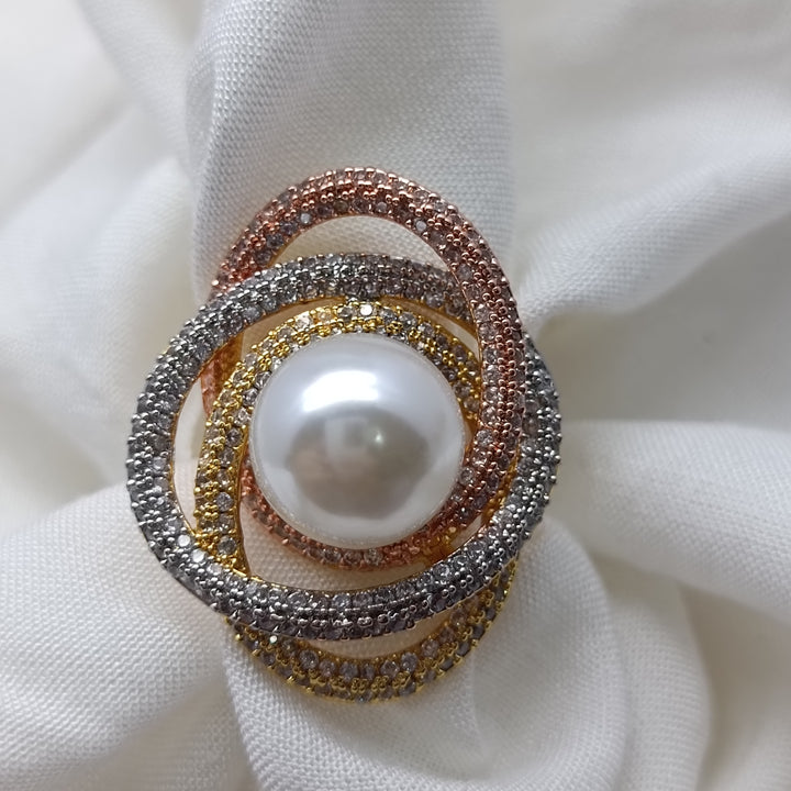 Beautiful daily wear pearl ring
